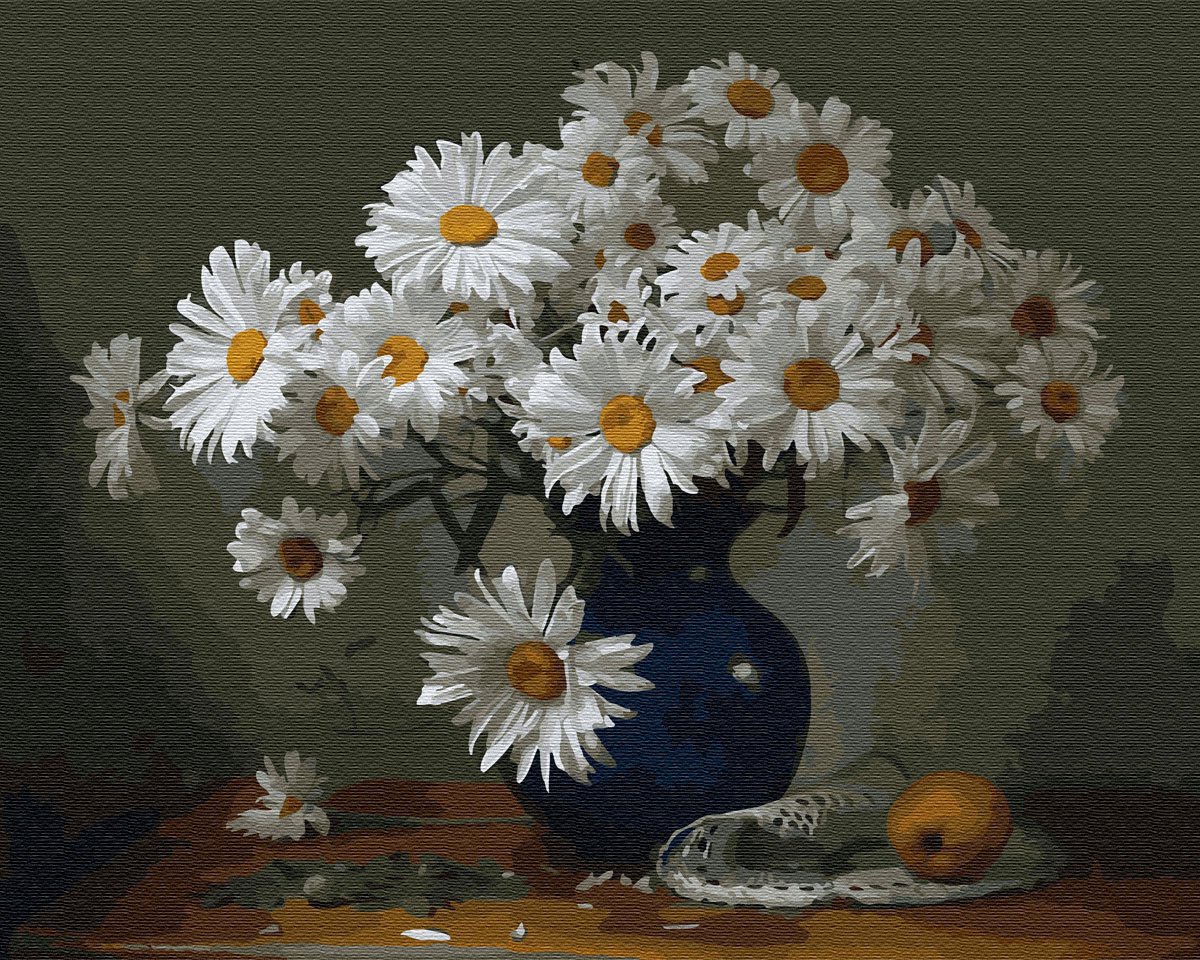 Кувшин с ромашками