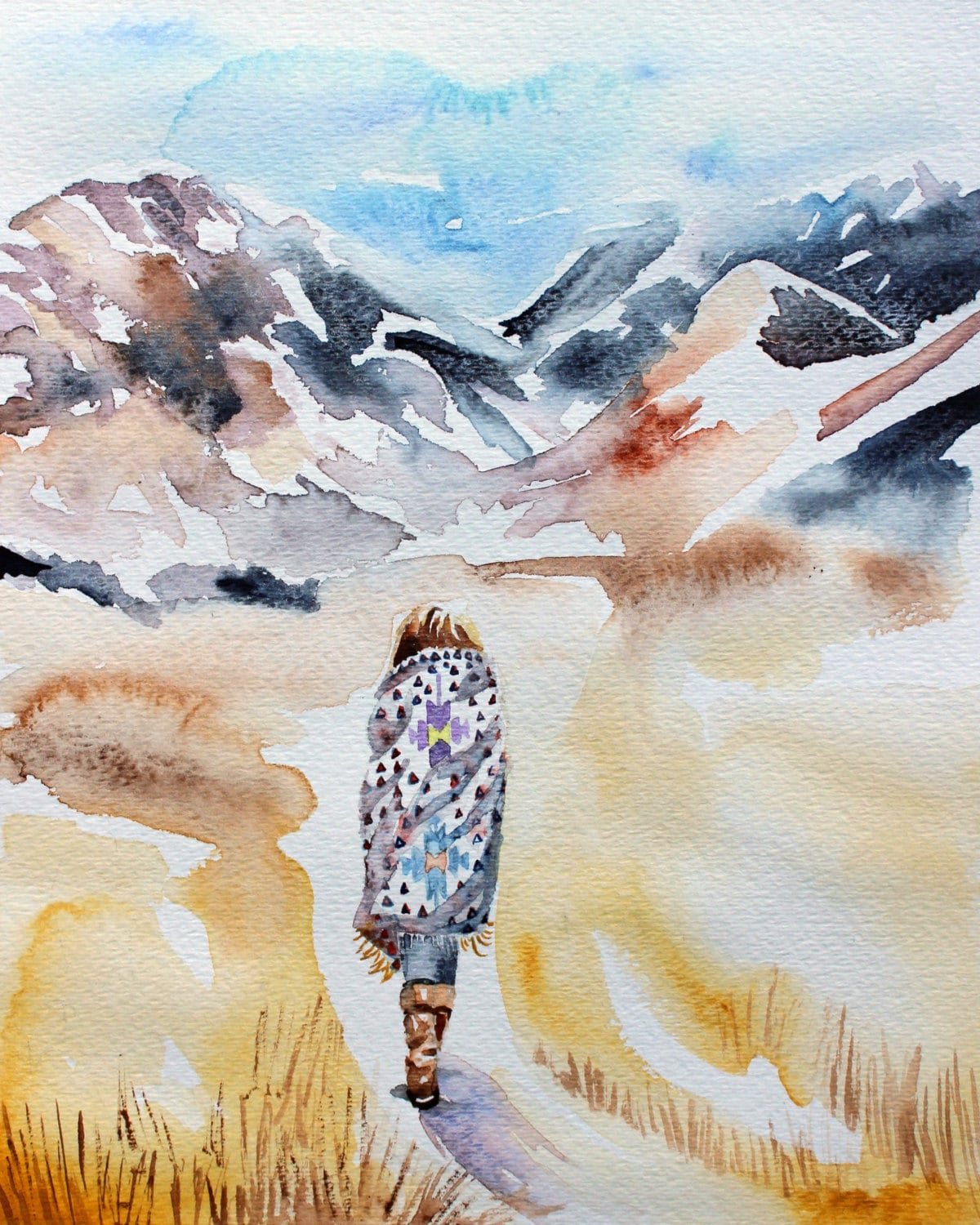 Арнольд Лоури горный пейзаж