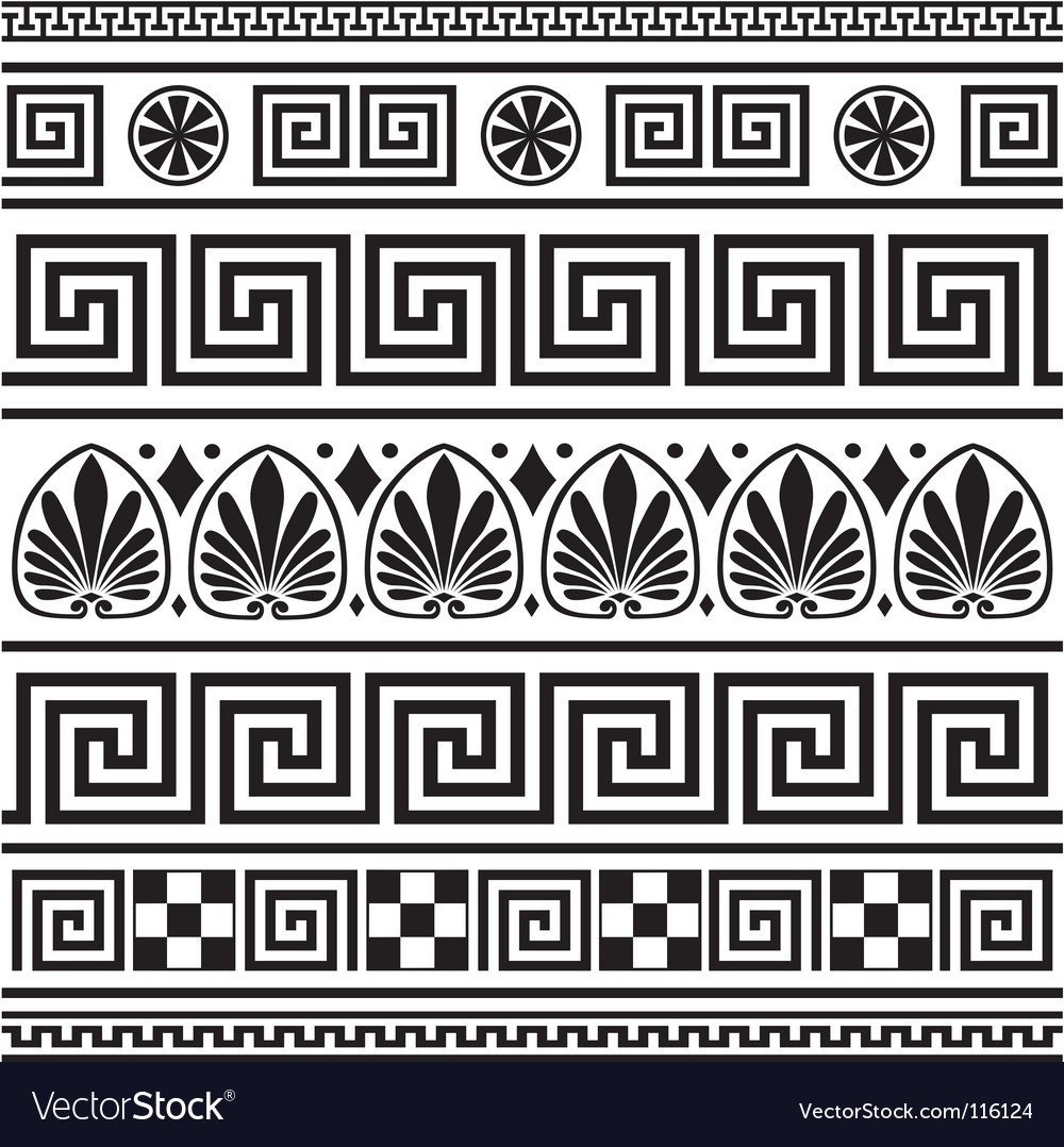 Греческий орнамент Меандр