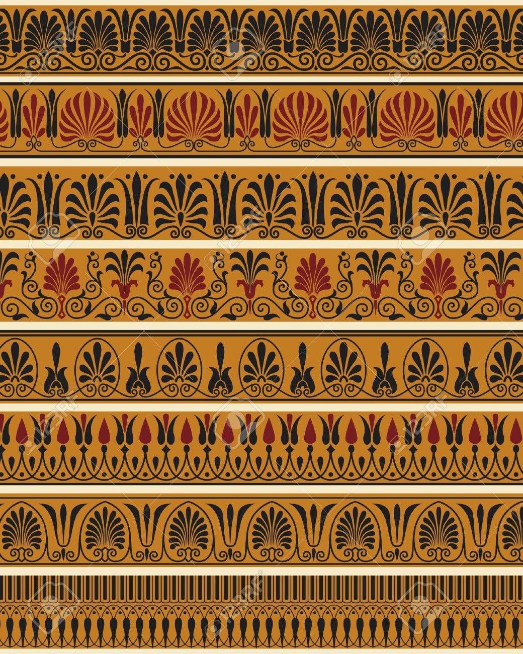 Меандр орнамент Греция