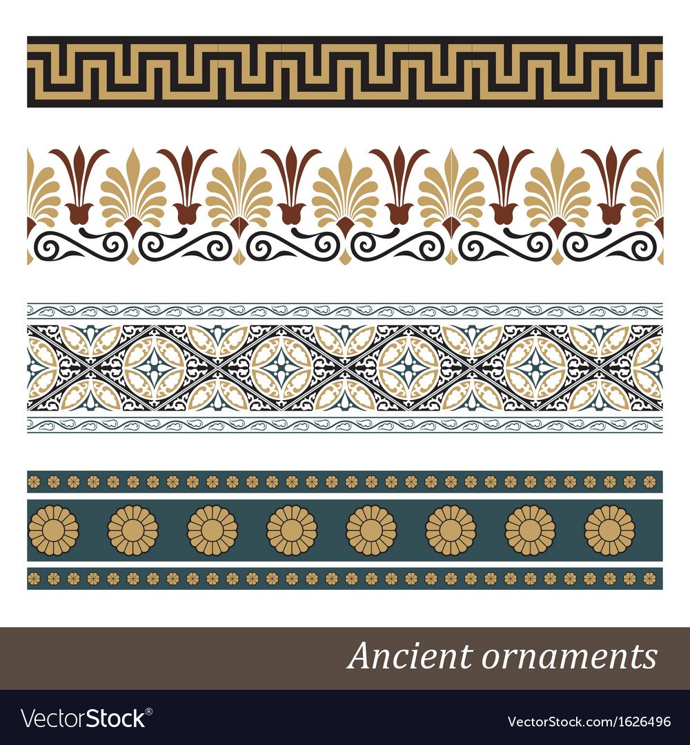 Сетчатый орнамент греческий