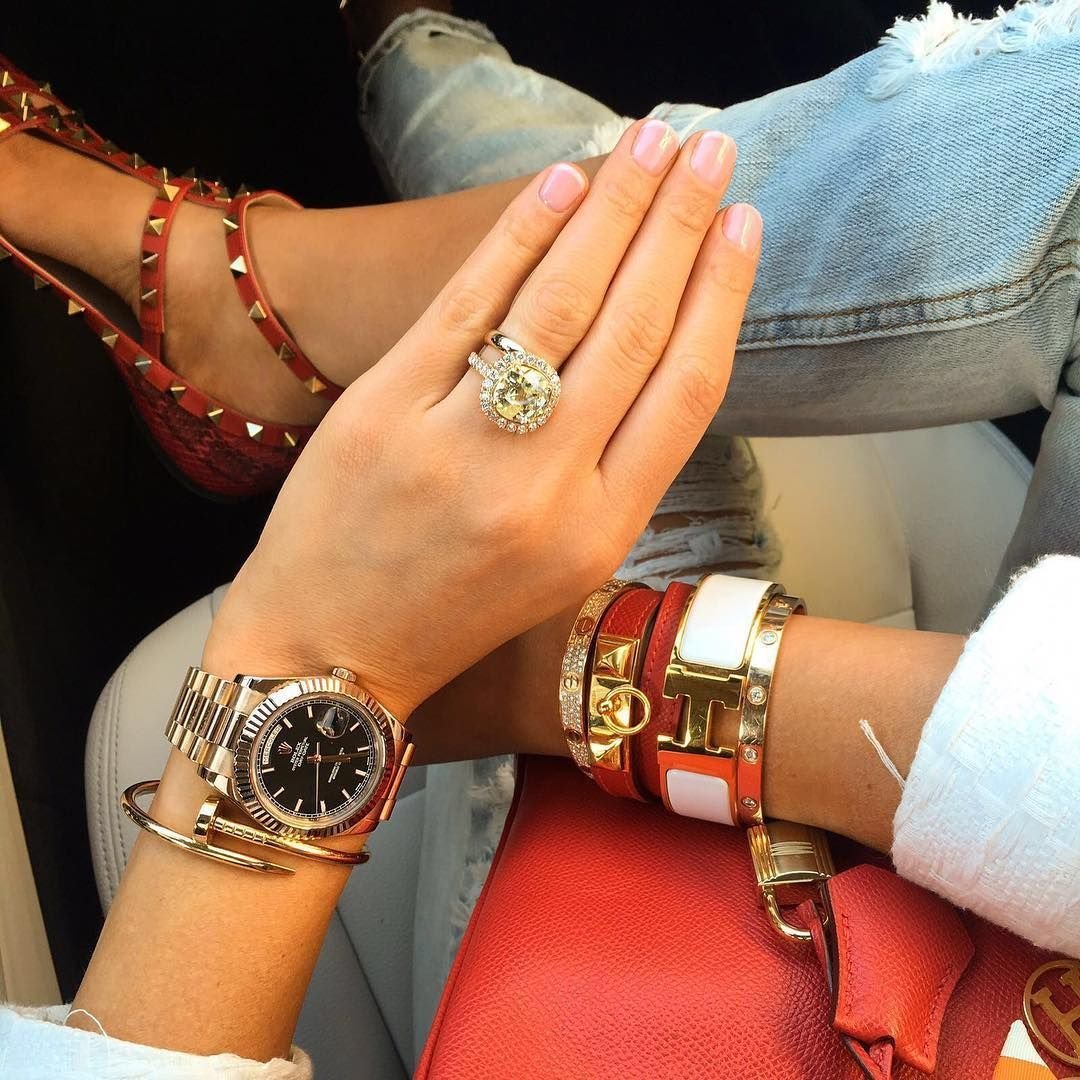 Ролекс и браслет Картье