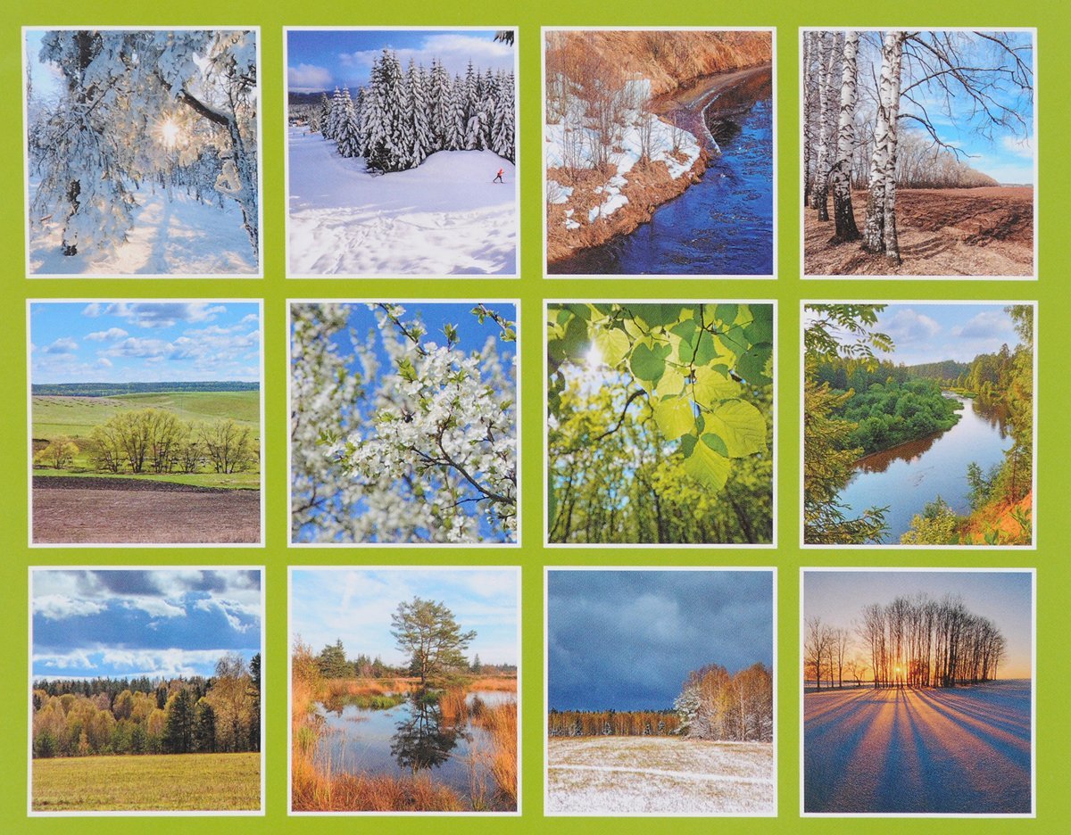 Коллаж времена года