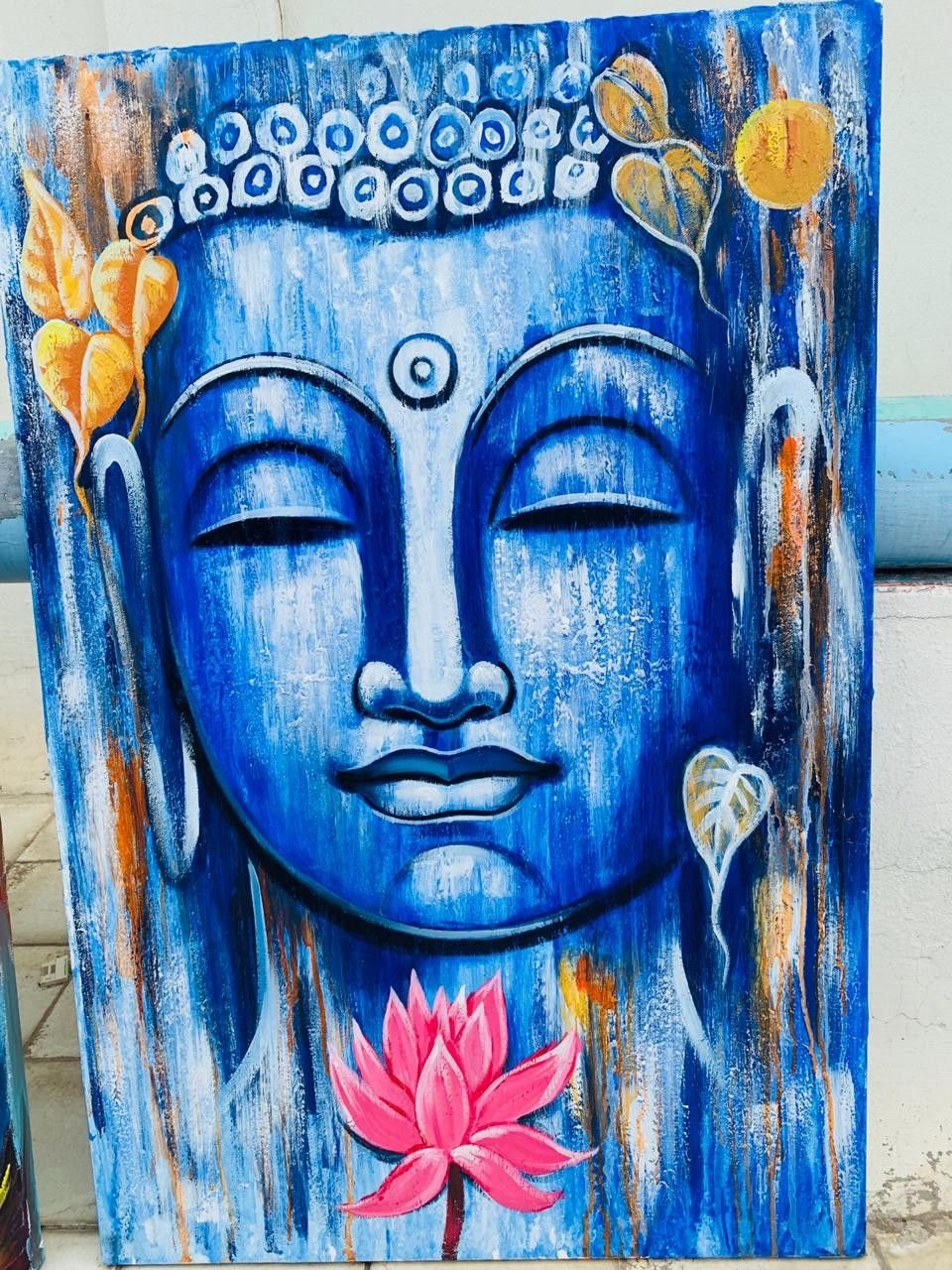 Будда картина акрил