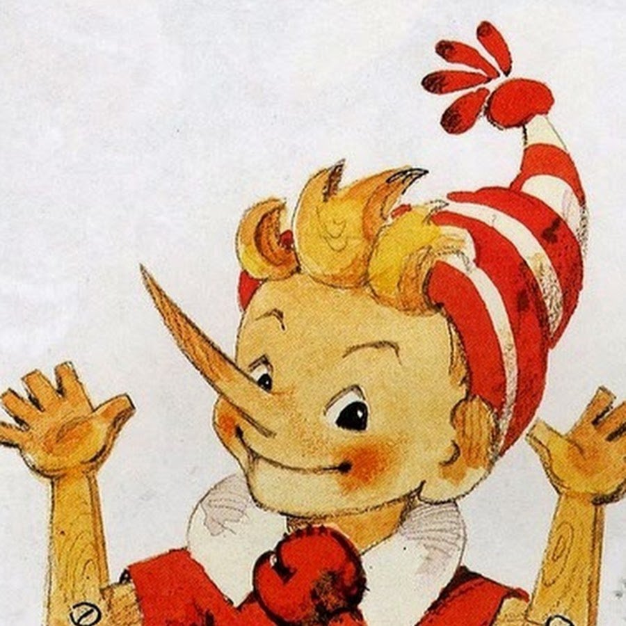 Буратино рисунок