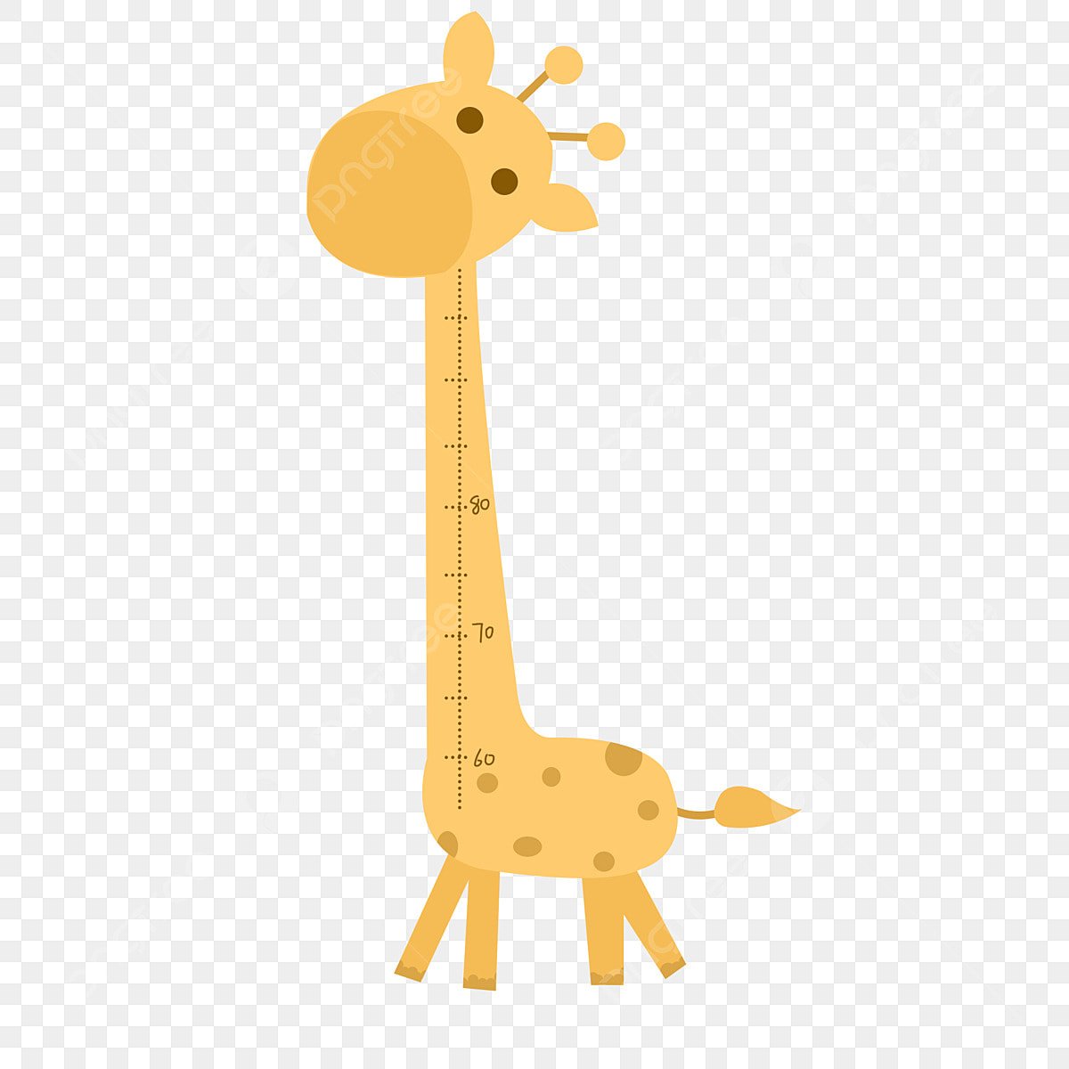 Жирафа линейка мультяшка