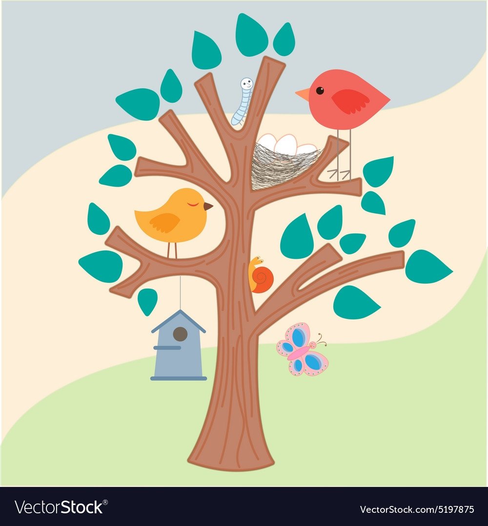 Скворечники цветные для вырезания