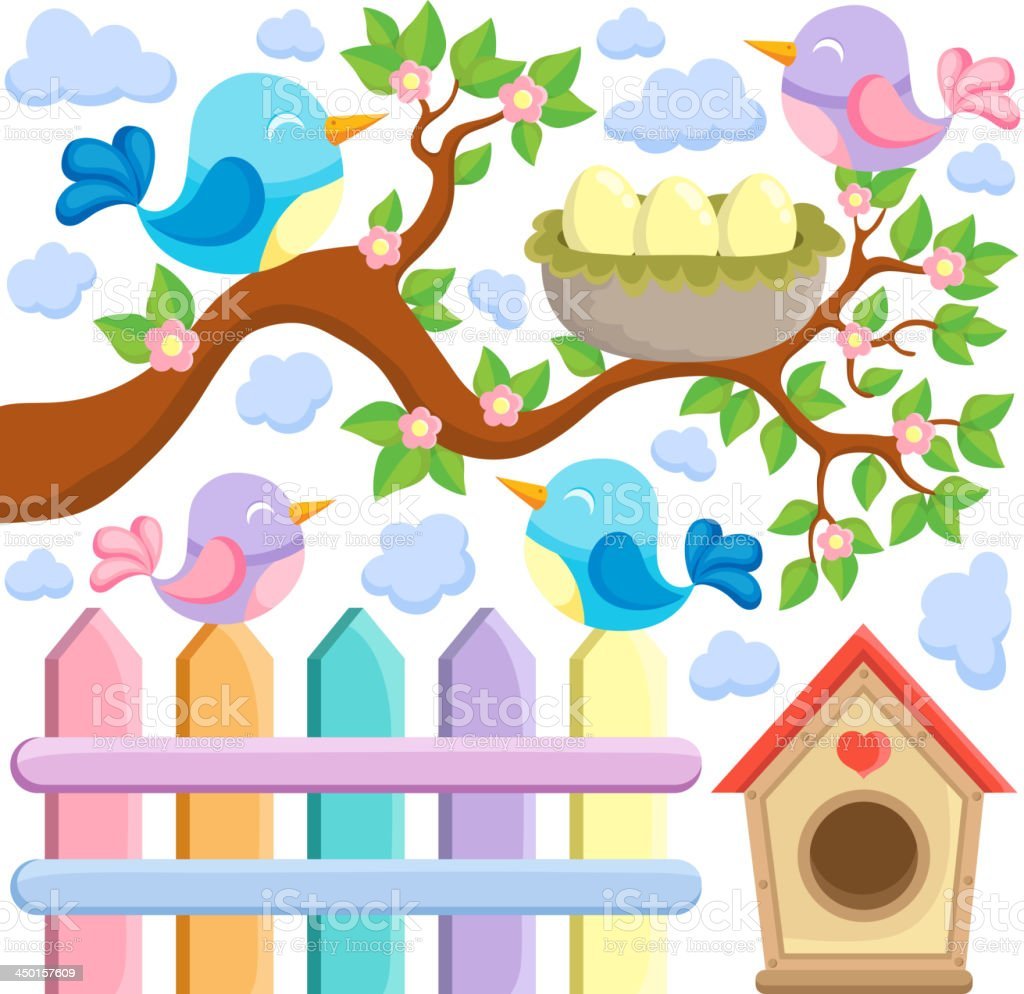 Скворечник мультяшное