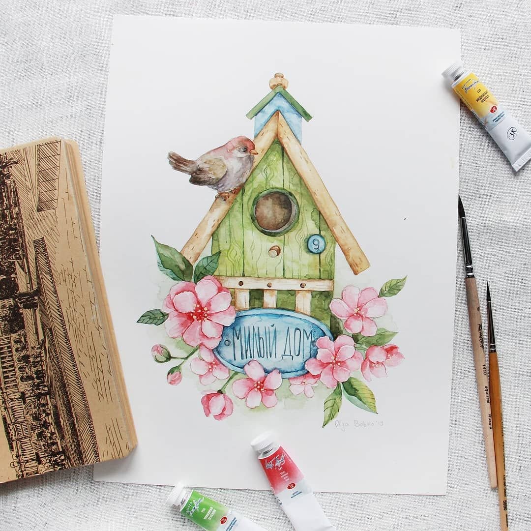 Скворечник вектор