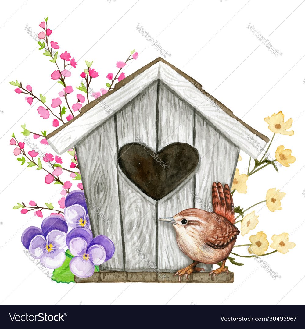 Птички весенние для оформления