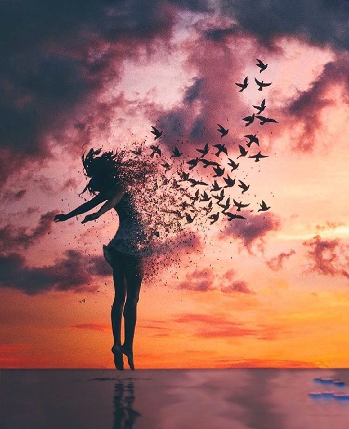 Девушка птица