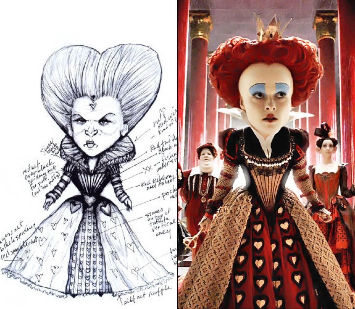 Белая и красная Королева Алиса в стране чудес