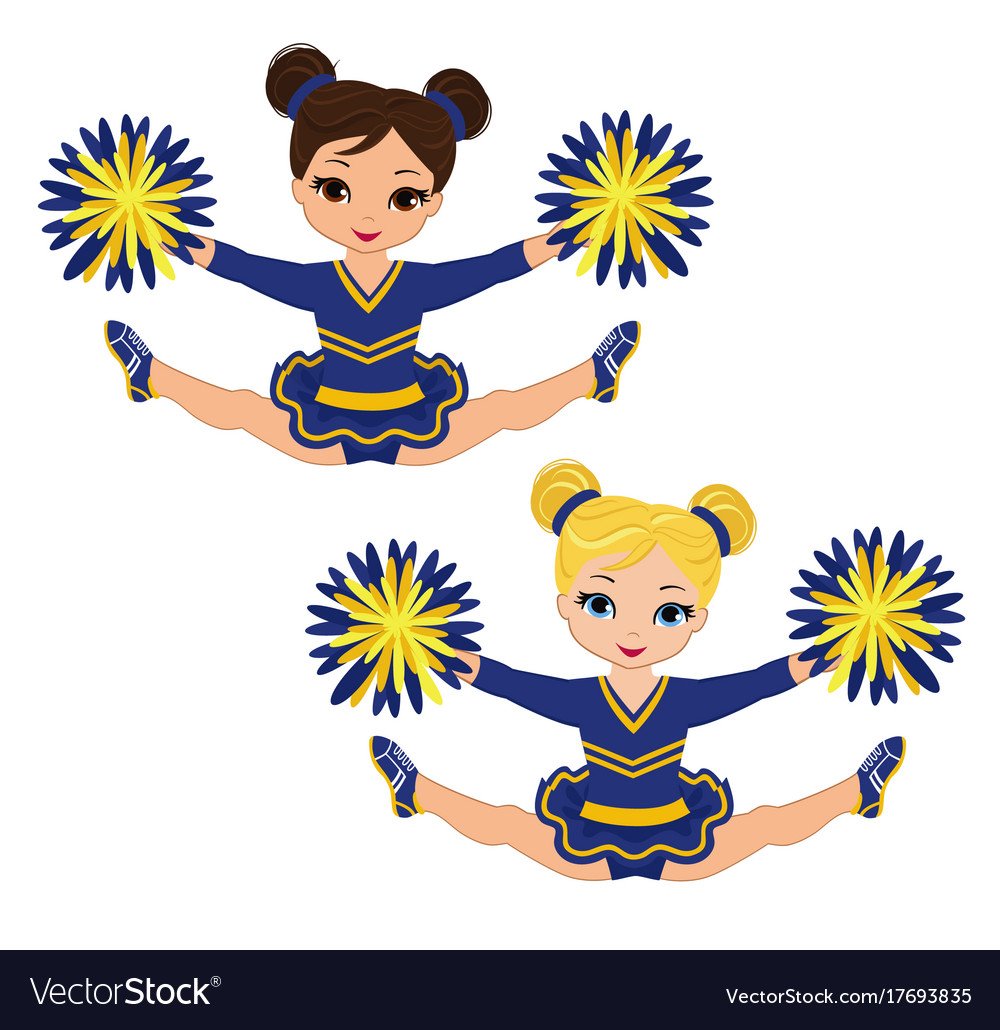 Черлидинг дети рисунок