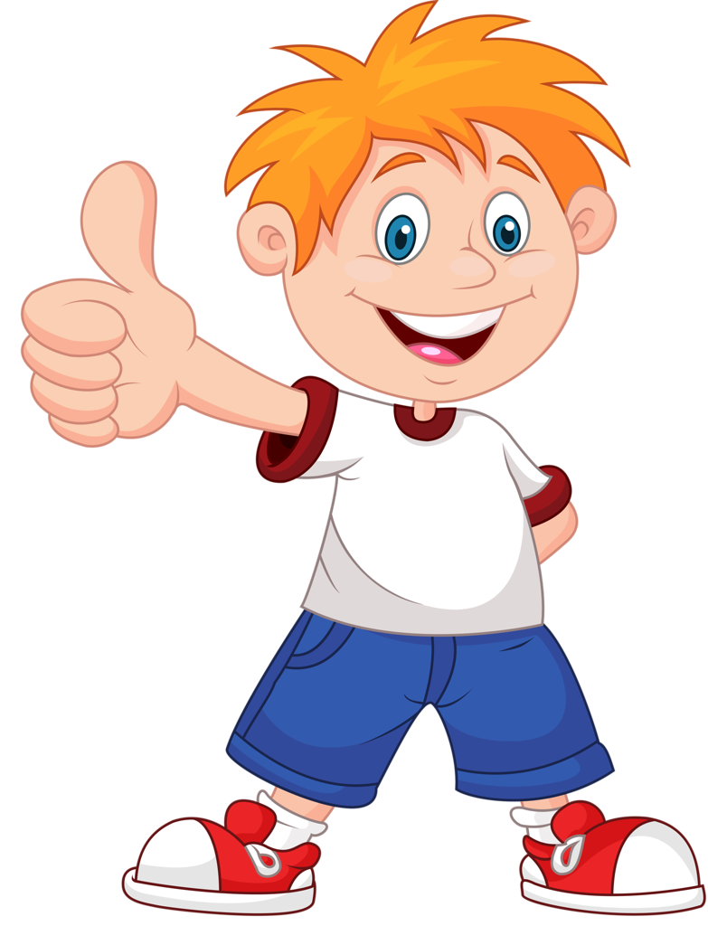 Веселый мальчик на прозрачном фоне