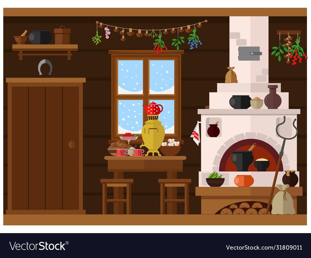 Сказочные русские избы