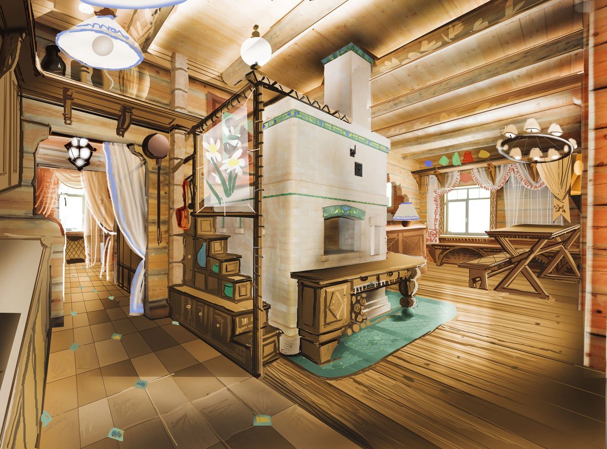 Атрибуты русской избы