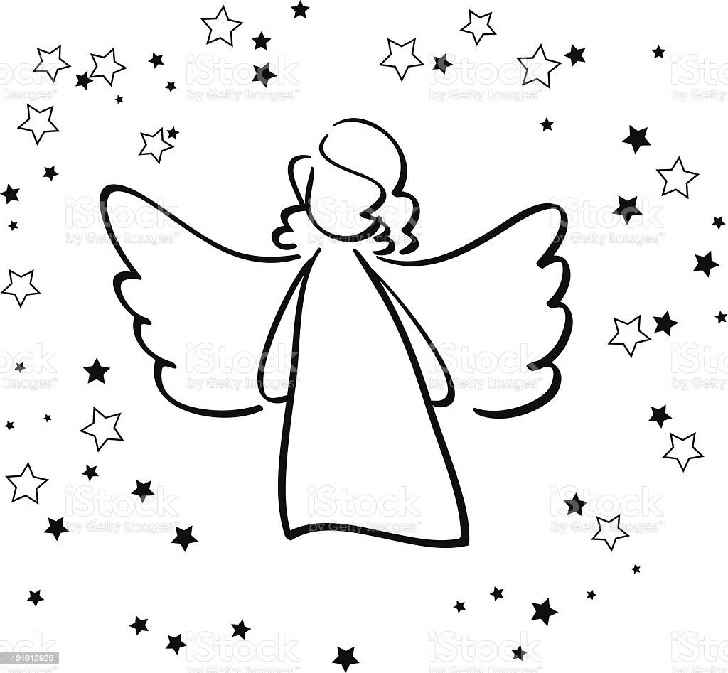 Ангелочки контурные