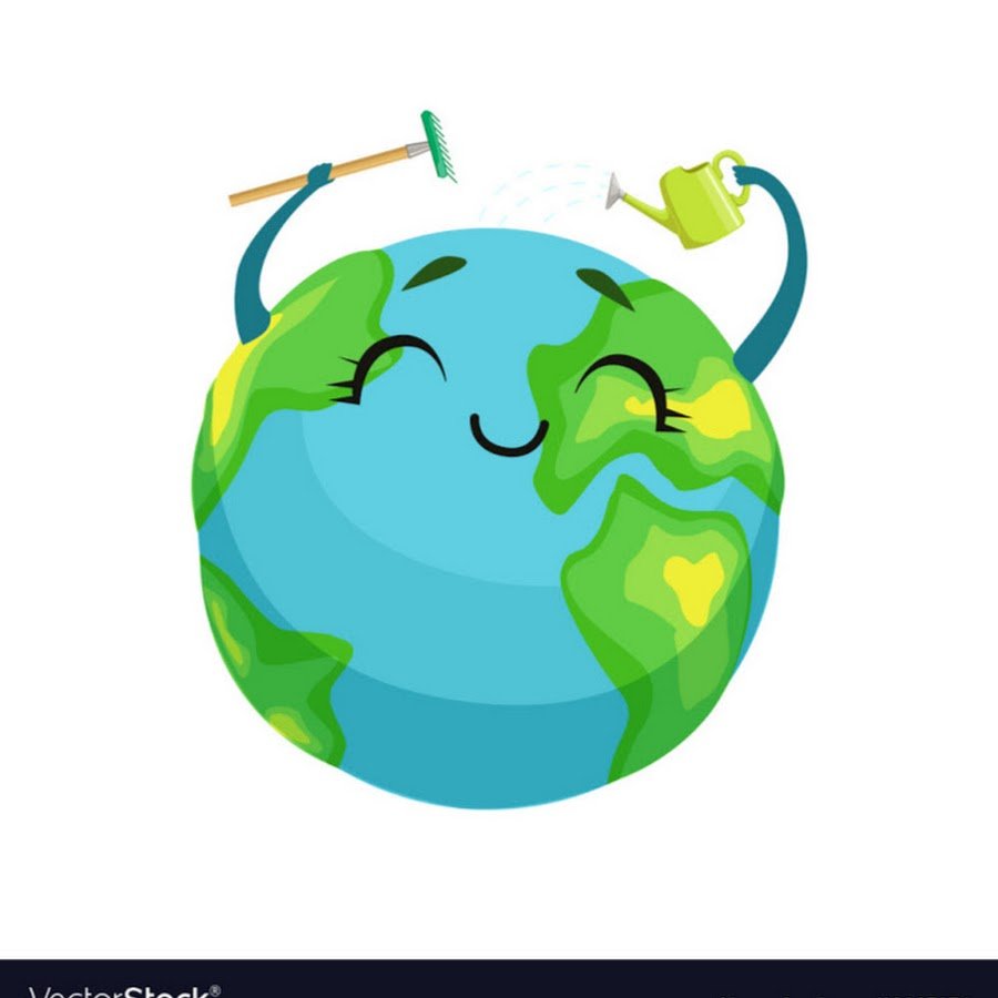 Планета земля с улыбкой