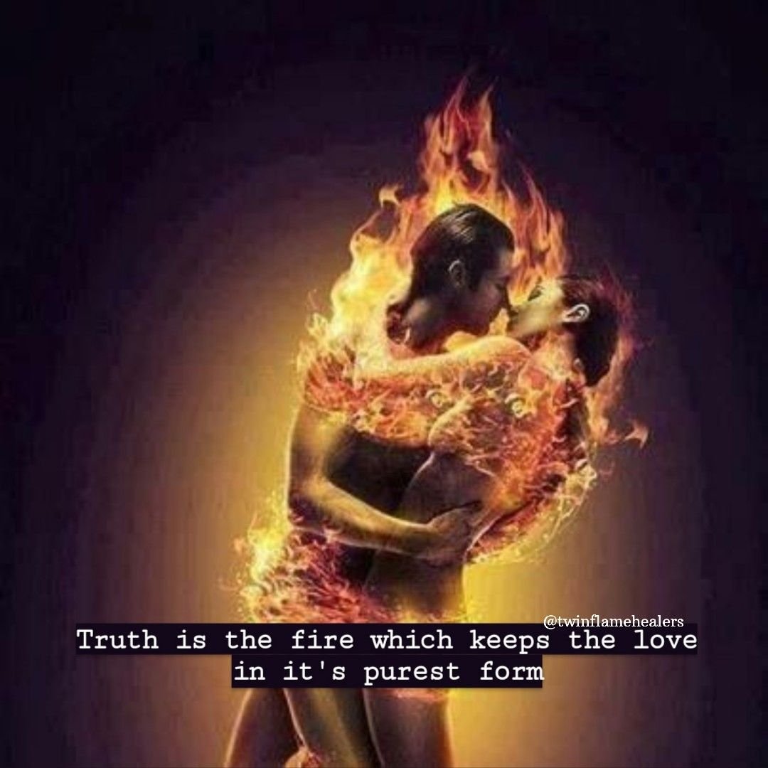 Мужчина и женщина в огне