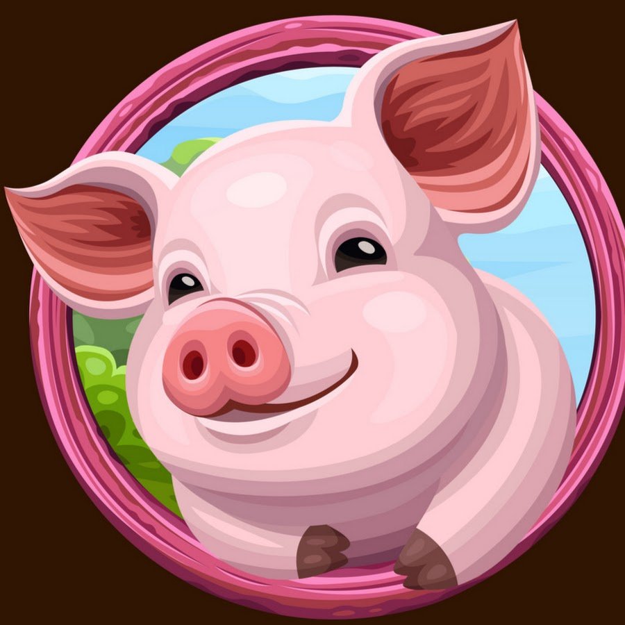 Маленькая Свинка мультяшная