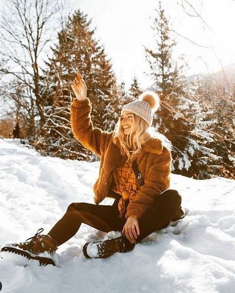 Зимняя фотосессия на улице