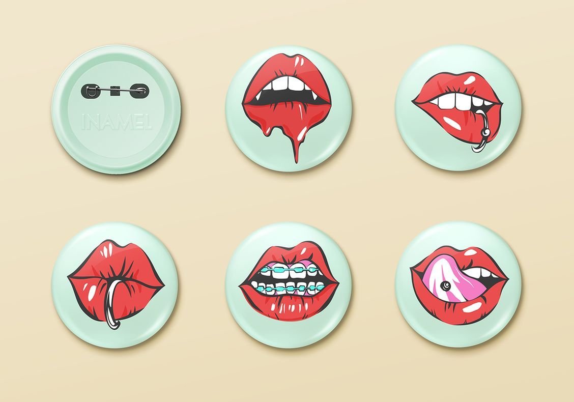 Девушка в круглой рамке