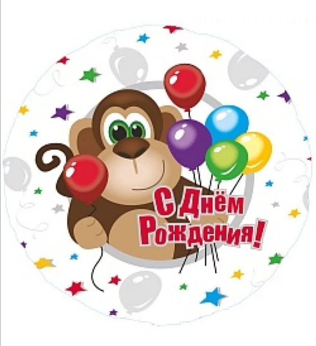 С днём рождения мартышка