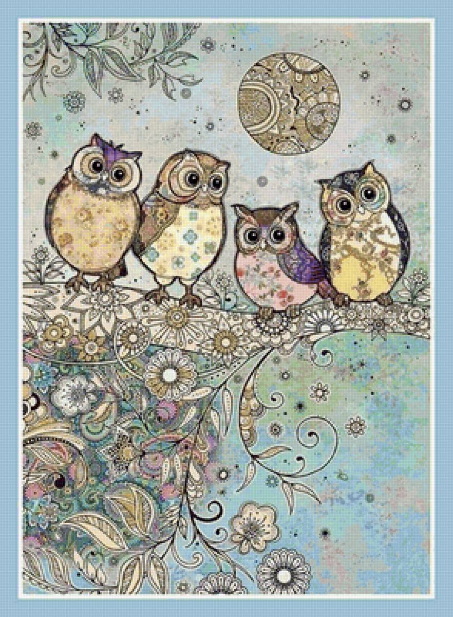 Сова иллюстрация