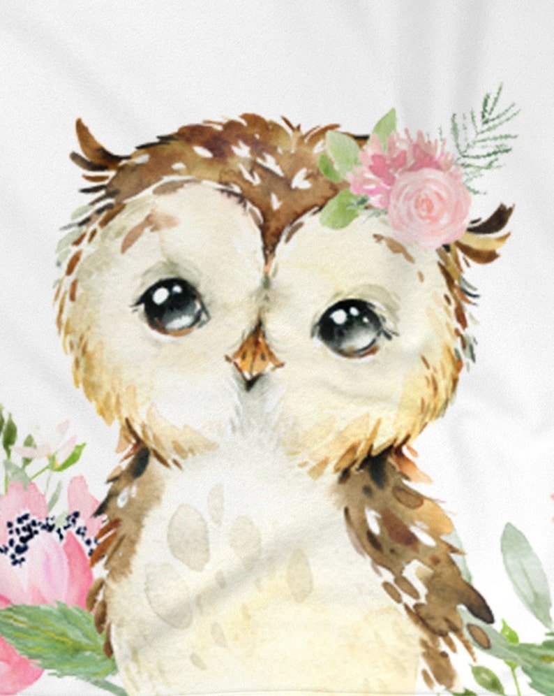 Милые зверята акварель