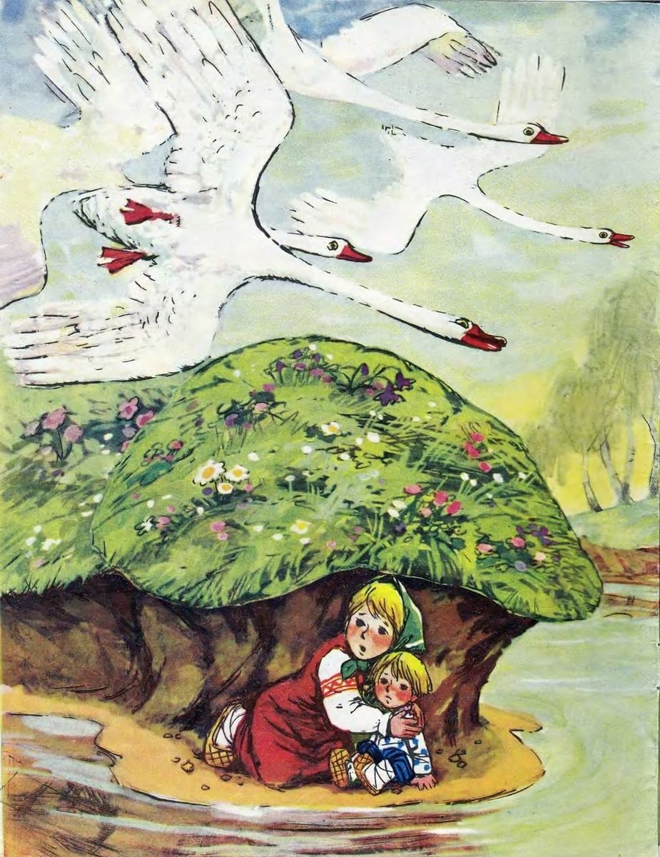 Толстой а. "гуси-лебеди"