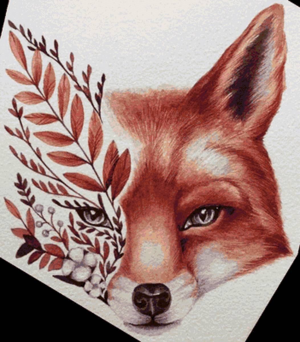 Рисование лиса