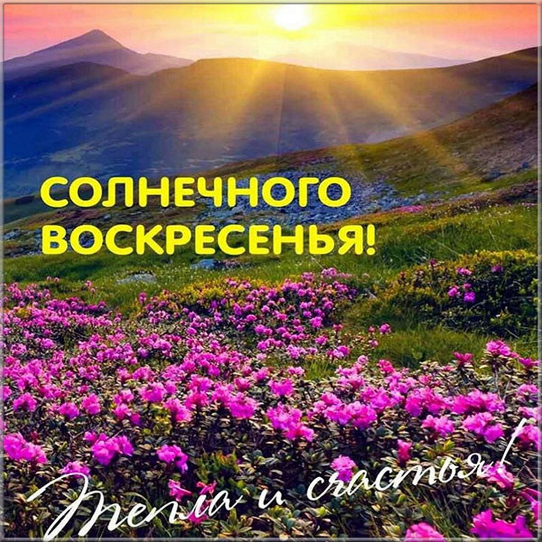 Поздравление с воскресеньем