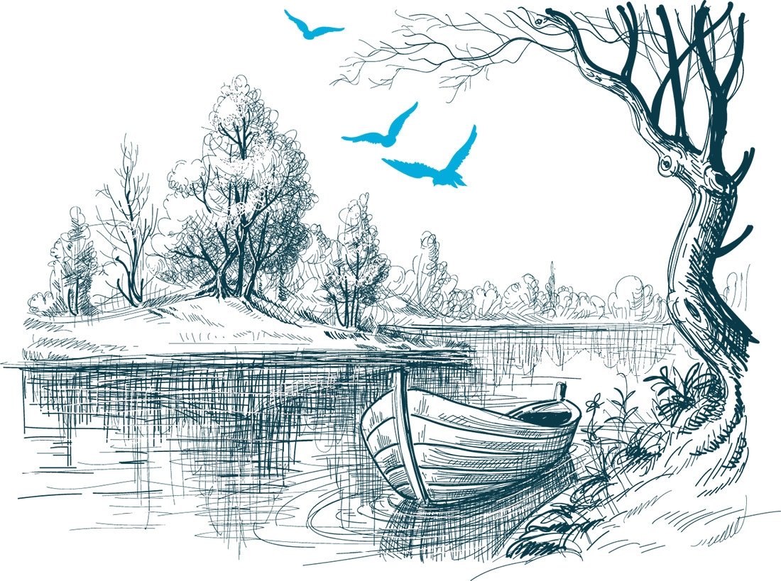 Пейзаж легкий