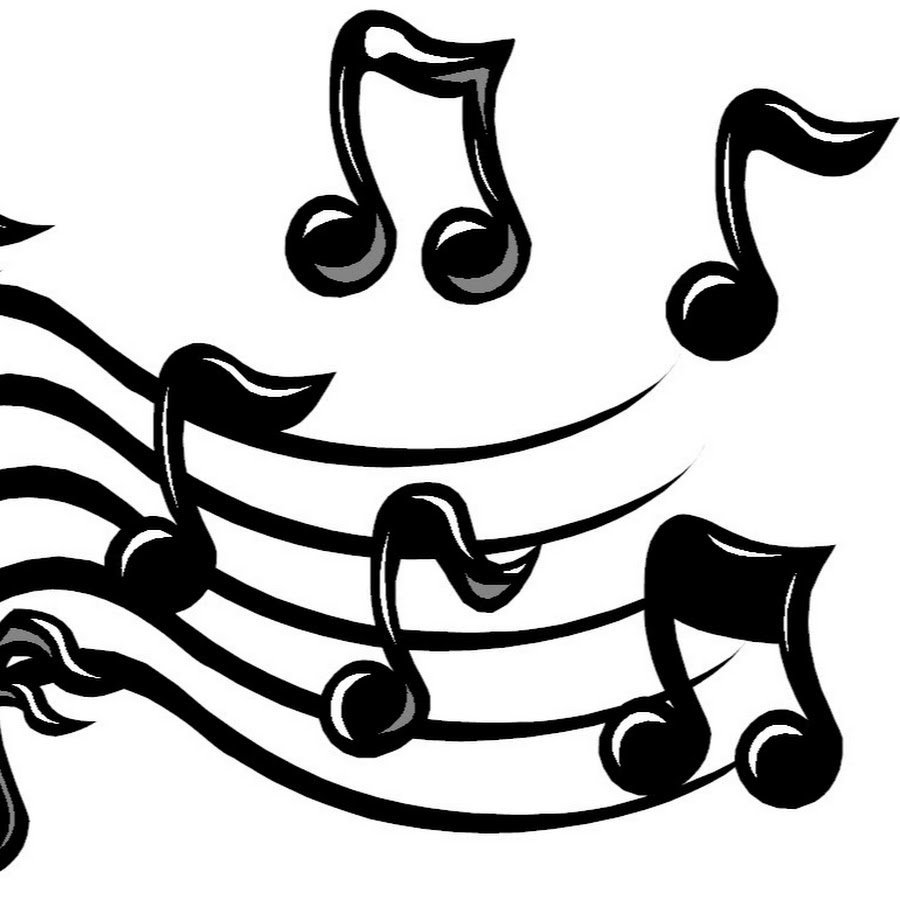 Нотные знаки цветные