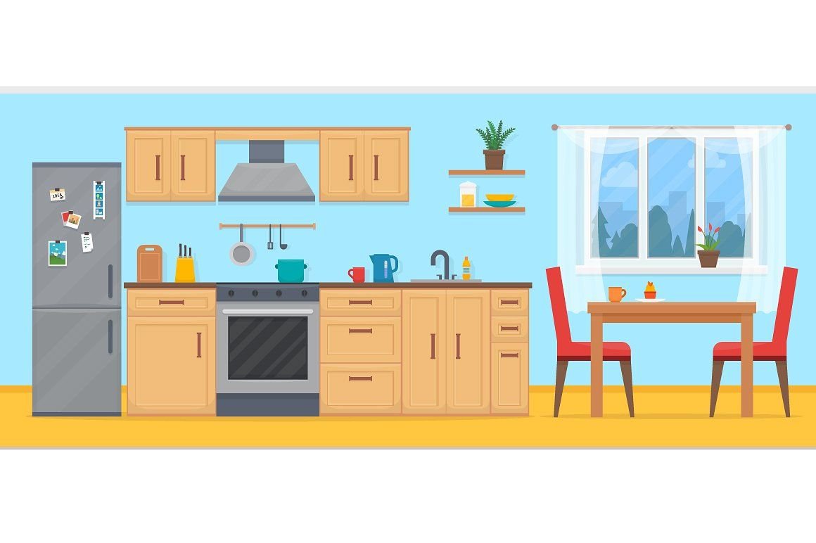 Кухня рисунок