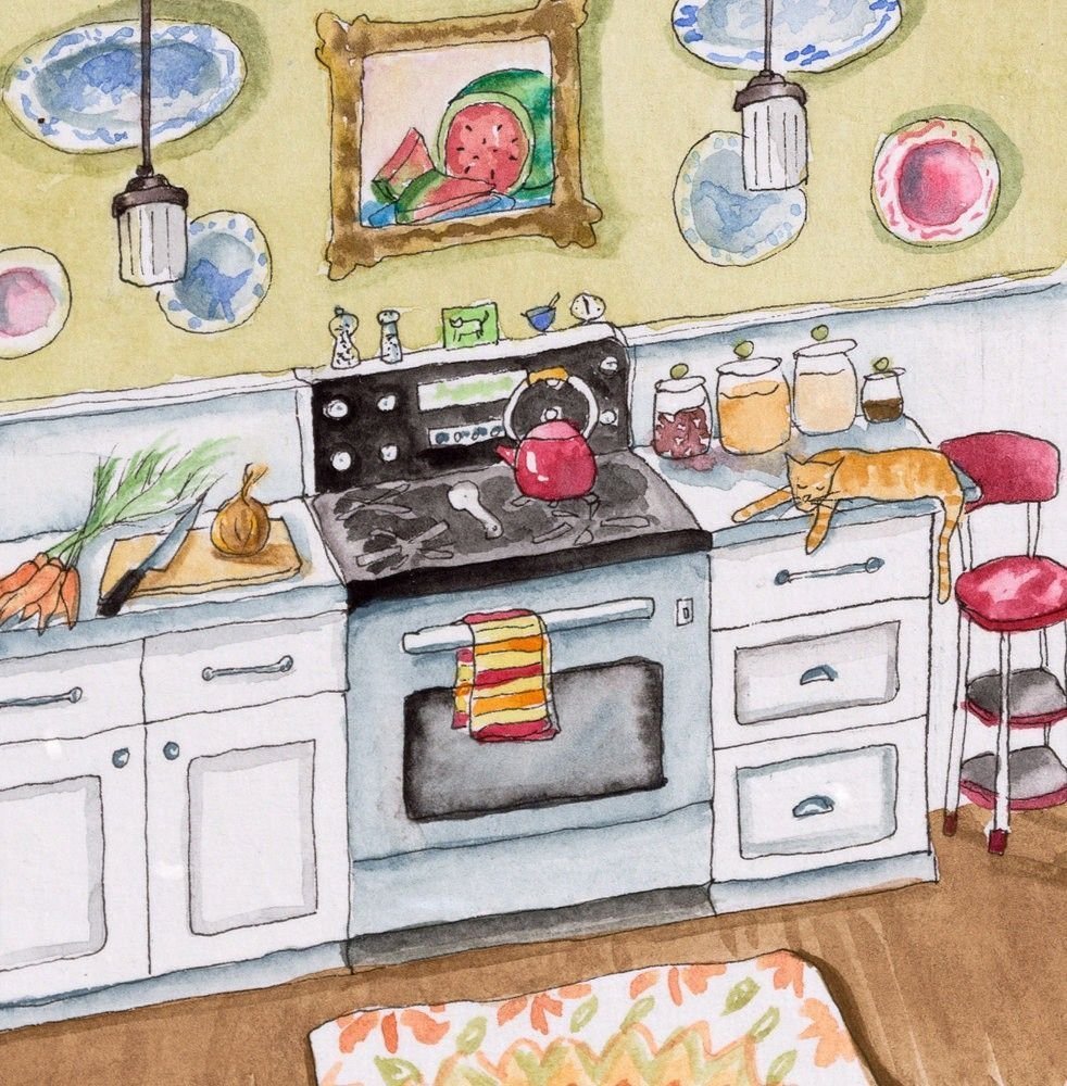Кухня рисунок
