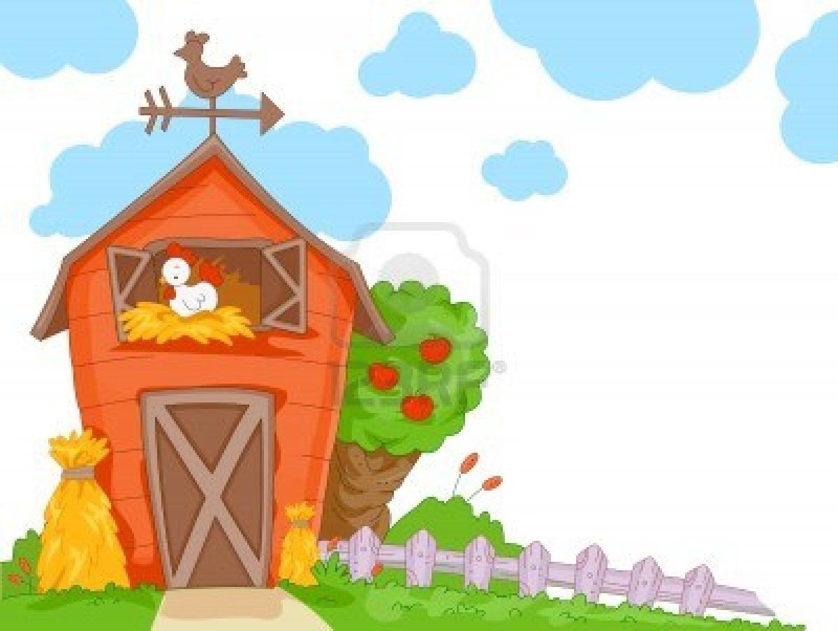 Ферма курицы фон