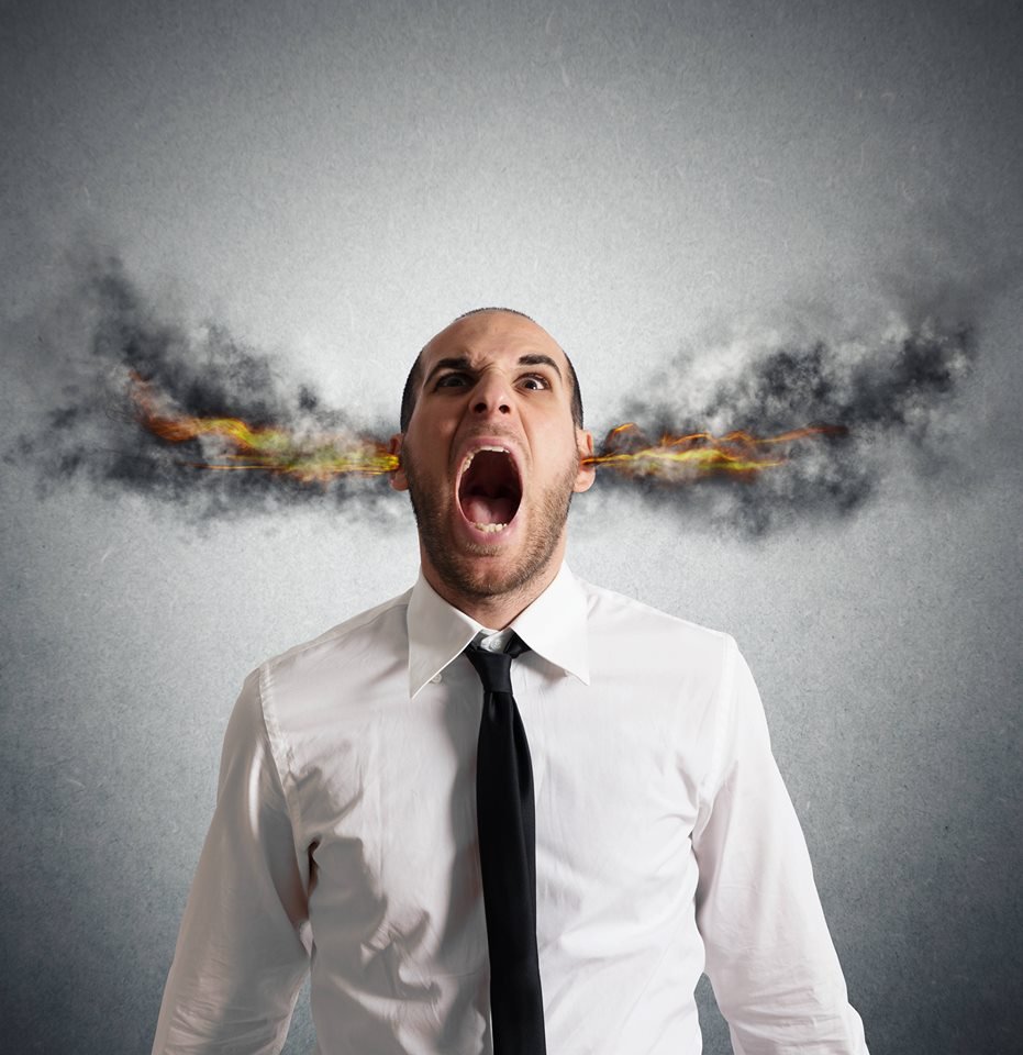 Голова дымится