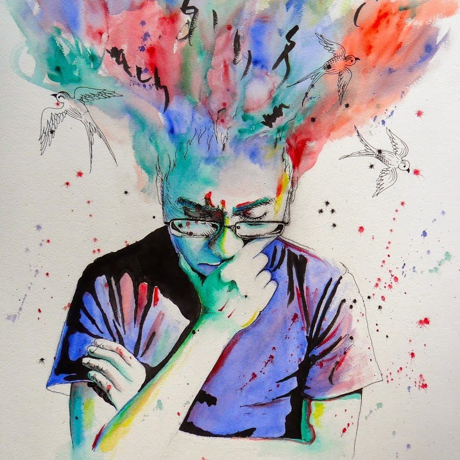 Горящая женщина