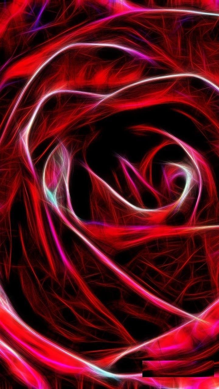 Необычный красный фон