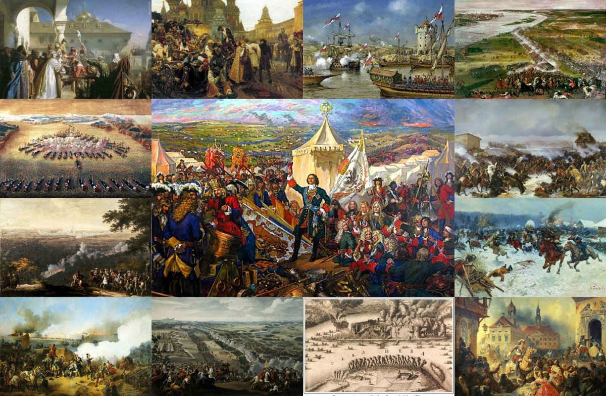 Исторический коллаж Россия