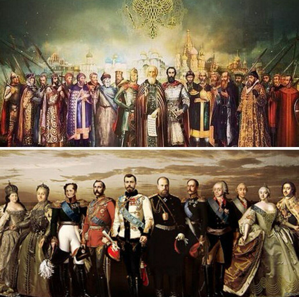 Династии России Рюриковичи Романовы