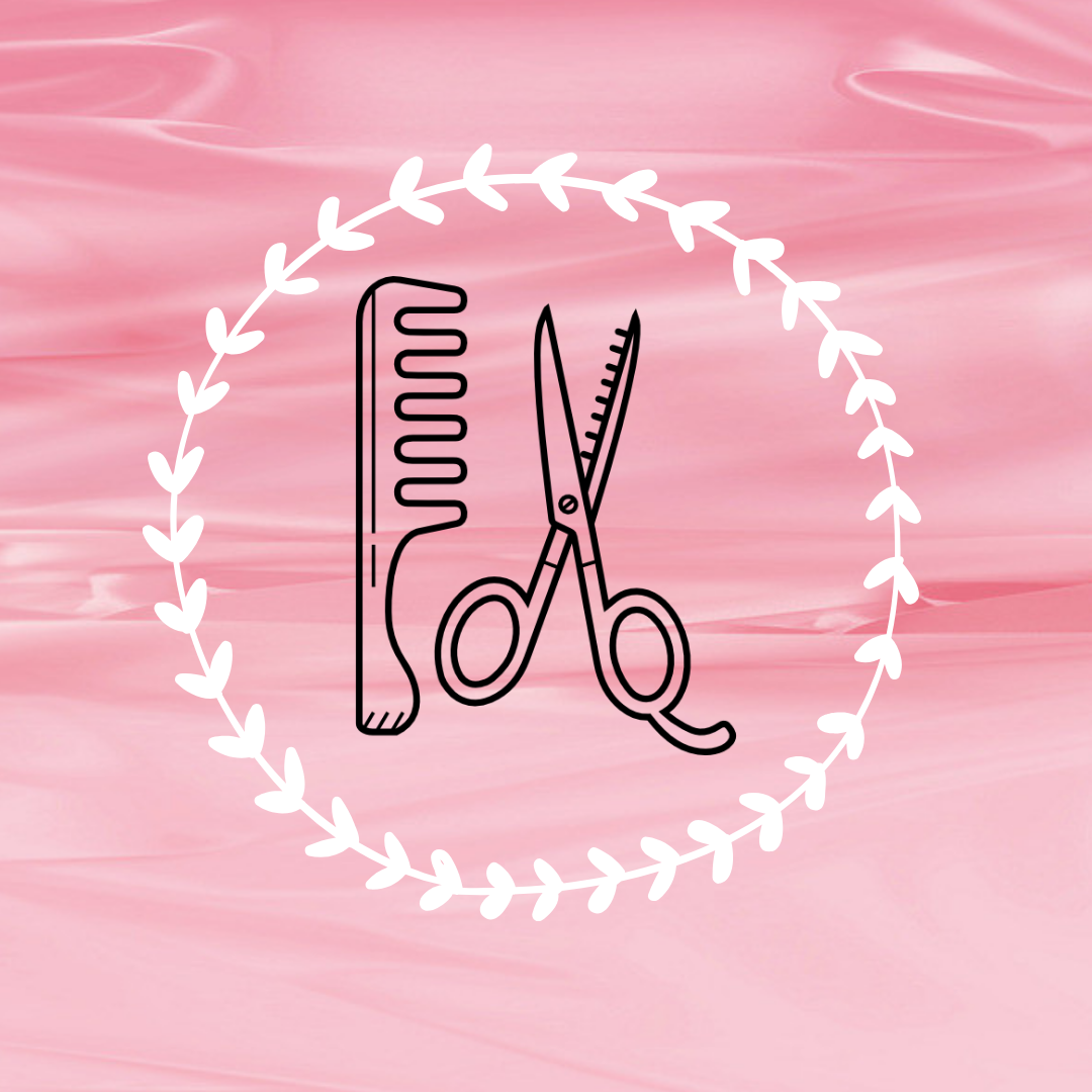 Трафарет ножницы и расческа для парикмахера