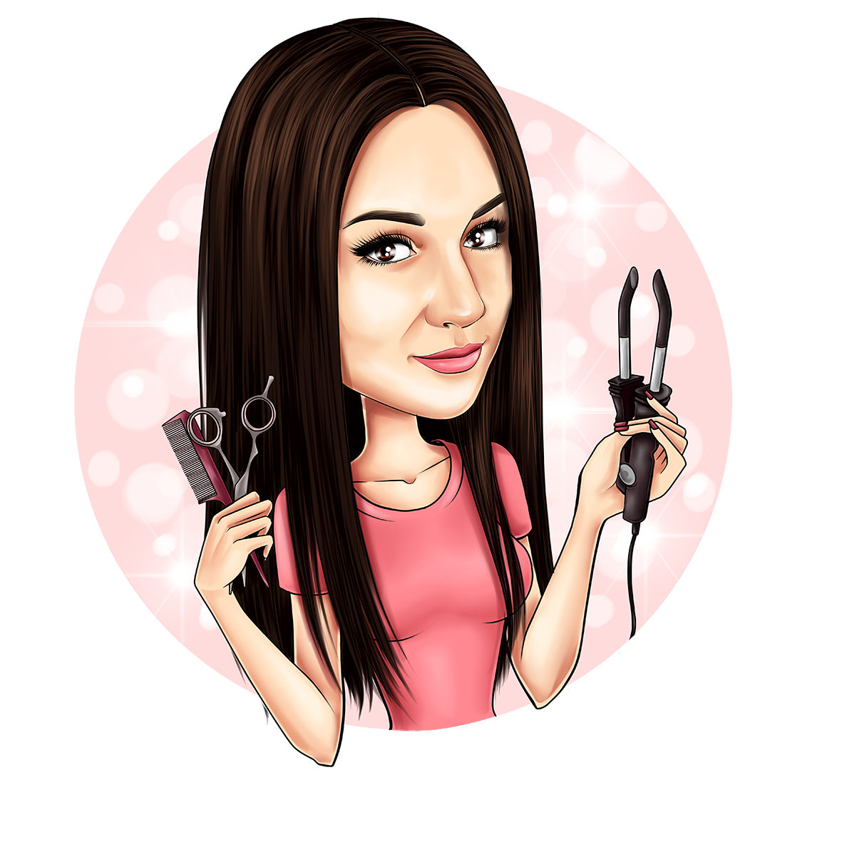 Эмблема мужского парикмахера