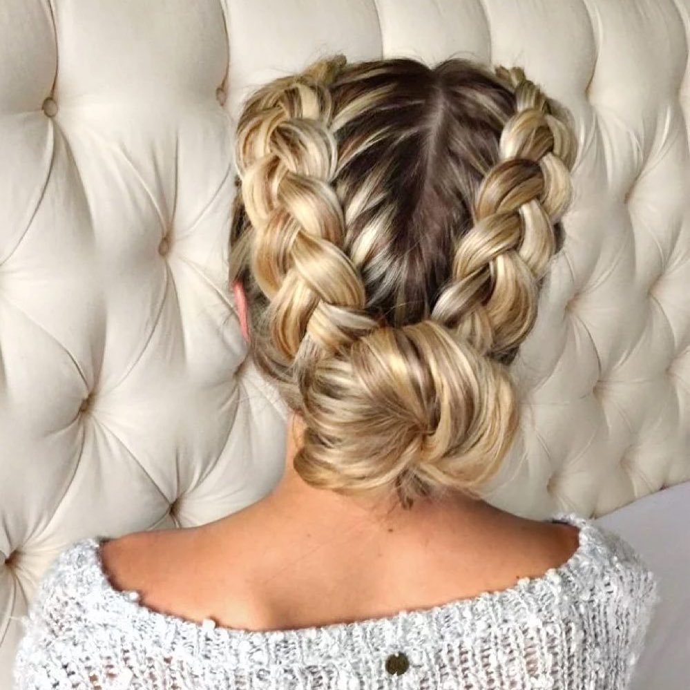 Прически с косичками