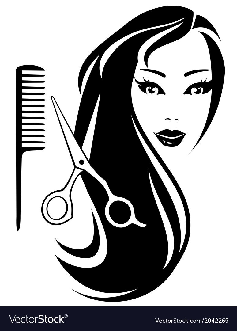 Девочка расчесывается