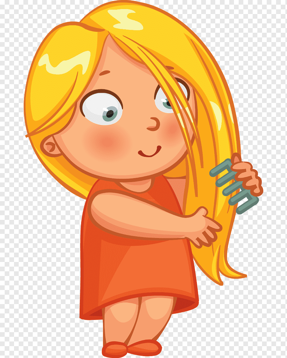 Уход за волосами иллюстрация