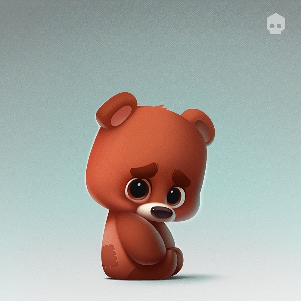 Мишка из мультфильма