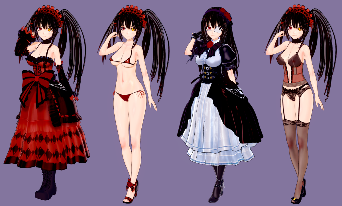 Куруми Токисаки горничная