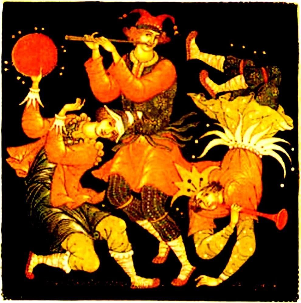 Скоморохи музыканты древней Руси